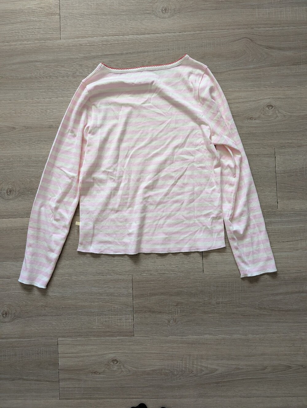 Cozyland Ellie PJ Top in Candy Cane - Picture 5 of 6
